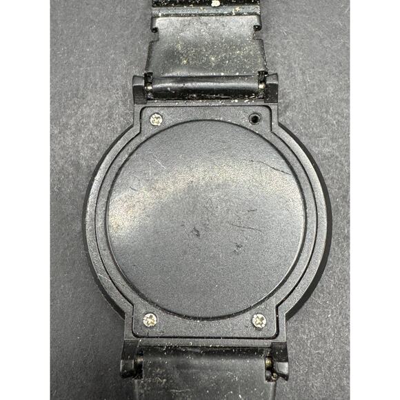 Vintage Rare Jordache Sport Racing Checkered Flag Bezel Digital Watch Black Band - Picture 7 of 7